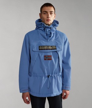 Anoraks Napapijri Skidoo Anorak Jacket Homme Bleu | 3618RIAHS