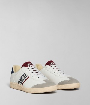 Chaussures de Sport Napapijri Aspen Trainers Homme Blanche | 2156SGLFA