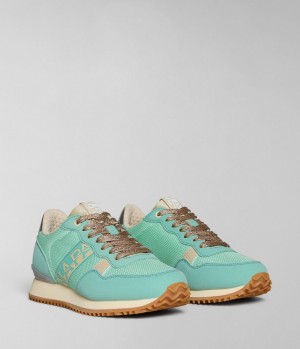 Chaussures de Sport Napapijri Astra Mesh Trainers Femme Turquoise | 4612CSKDG