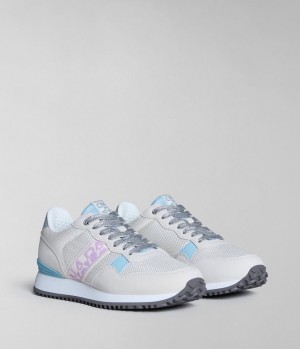 Chaussures de Sport Napapijri Astra Mesh Trainers Femme Blanche | 8367OXMNV