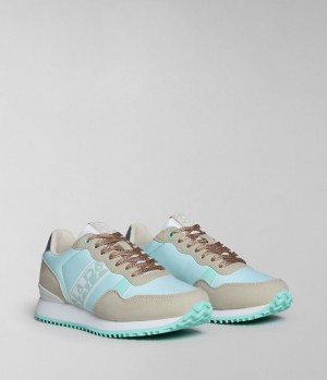Chaussures de Sport Napapijri Astra Nylon Trainers Femme Beige | 6230BAEUJ
