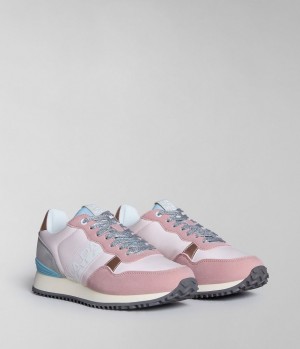 Chaussures de Sport Napapijri Astra Nylon Trainers Femme Rose Clair | 6745SZQCU