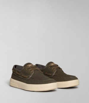 Chaussures de Sport Napapijri Bark Canvas Shoes Homme Marron | 4901SULNQ