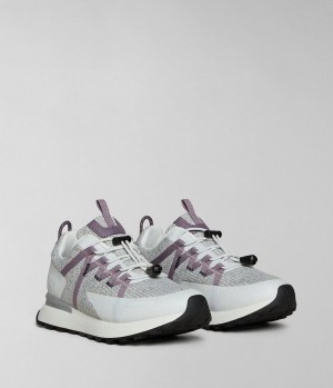 Chaussures de Sport Napapijri Carley Knit Trainers Femme Blanche | 3170ACPDW