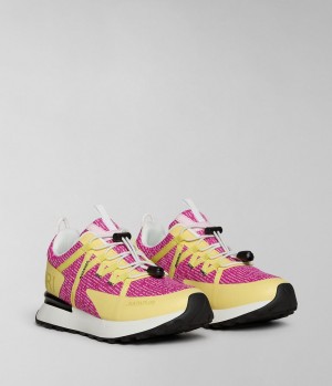 Chaussures de Sport Napapijri Carley Knit Trainers Femme Rose | 6590NSELK