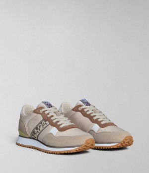 Chaussures de Sport Napapijri Cosmos Trainers Homme Beige | 7896IRFXY
