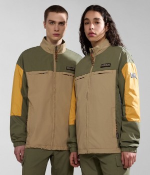Coupe-vent Napapijri Boyd Short Jacket Femme Vert | 7235KJBQF