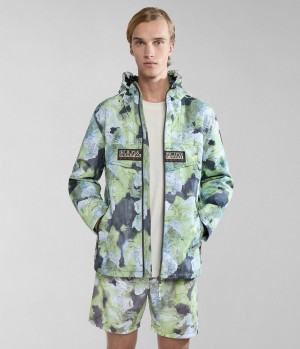 Coupe-vent Napapijri Rainforest Open Summer Print Jacket Homme Multicolour | 8756YKUXB