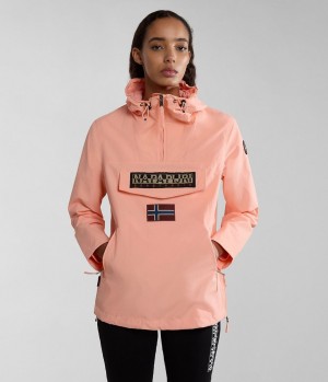 Coupe-vent Napapijri Rainforest Pocket Summer Anorak Jacket Femme Rose | 1350DFLMO