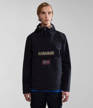 Coupe-vent Napapijri Rainforest Summer Anorak Jacket Homme Noir | 4263TMIYX