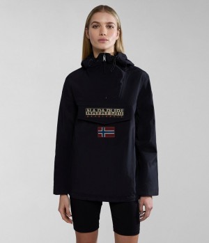 Coupe-vent Napapijri Rainforest Summer Anorak Jacket Femme Noir | 8135LKTGO