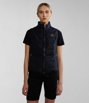 Gilet Napapijri Acalmar Vest Femme Noir | 0514VNZKS