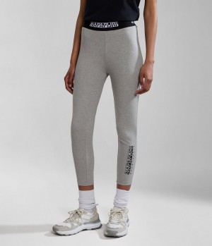 Leggings Napapijri Box Leggings Femme Grise | 9816VEJTU