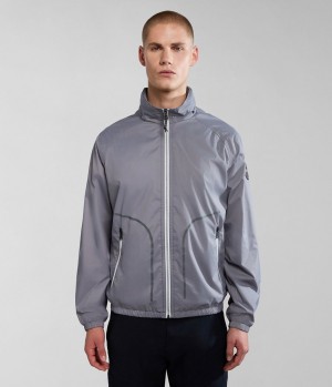 Lightweight Jackets Napapijri Cloudy Windbreaker Homme Grise | 9052HJNKR