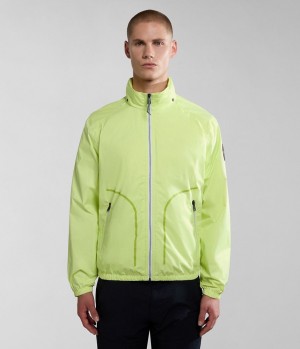 Lightweight Jackets Napapijri Cloudy Windbreaker Homme Jaune | 5249TNIWS