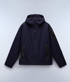 Lightweight Jackets Napapijri Lorze Short jacket Homme Bleu Foncé | 0712VLCOR