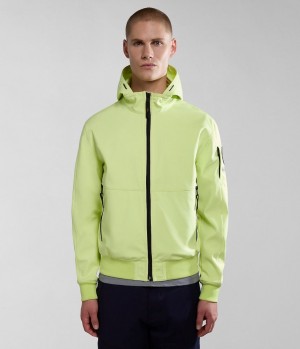 Lightweight Jackets Napapijri Melville Mono-material Shell Jacket Homme Jaune | 3726NOKCH