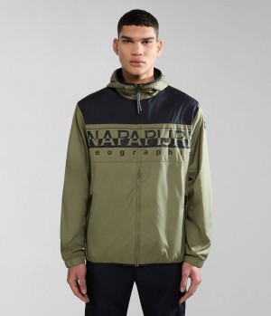 Lightweight Jackets Napapijri Raymi Short Jacket Homme Vert | 9245AEGNT