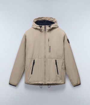 Lightweight Jackets Napapijri Tundra Winter Jacket Homme Beige | 2038QLYSW