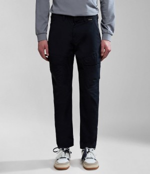Pantalon Cargo Napapijri Carchi Cargo Trousers Homme Noir | 1573TVNUB