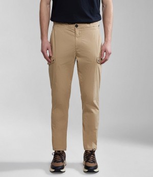 Pantalon Cargo Napapijri Dease Cargo Trousers Homme Beige | 7016MFZWB