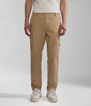 Pantalon Cargo Napapijri Faber Cargo Trousers Homme Beige | 8943UZABL