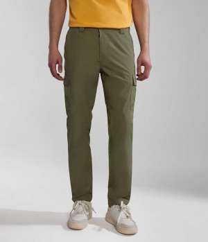 Pantalon Cargo Napapijri Faber Cargo Trousers Homme Vert | 2693GTCHP