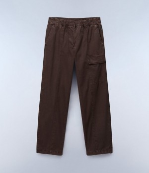 Pantalon Cargo Napapijri Murg Cargo Trousers Femme Marron | 5708ZXQHG