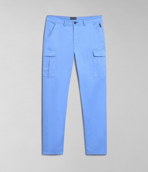 Pantalon Cargo Napapijri Yasuni Cargo Trousers Homme Bleu Fleur | 9127OANZQ