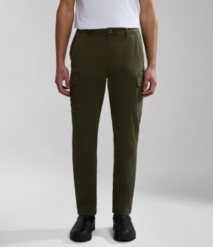 Pantalon Cargo Napapijri Yasuni Cargo Trousers Homme Kaki Vert | 2380YKTWQ
