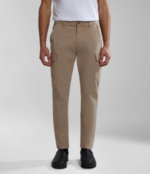 Pantalon Cargo Napapijri Yasuni Cargo Trousers Homme Beige | 5397JHPZL