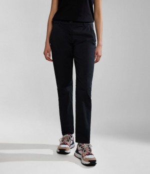 Pantalon Chino Napapijri Meridian Chino Trousers Femme Noir | 2179NQSER