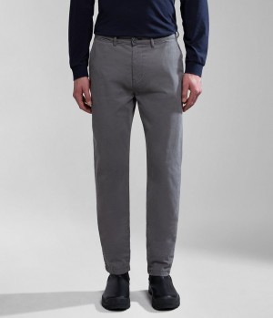 Pantalon Chino Napapijri Puyo All-Seasons Chino Trousers Homme Grise | 5398QZYAU