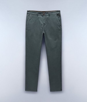 Pantalon Chino Napapijri Puyo All-Seasons Chino Trousers Homme Vert | 6824IJVTR
