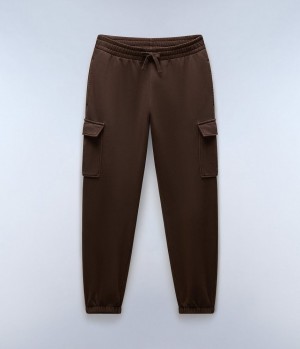 Pantalon Jogger Napapijri Castor Joggers Femme Marron | 1803OWQSG