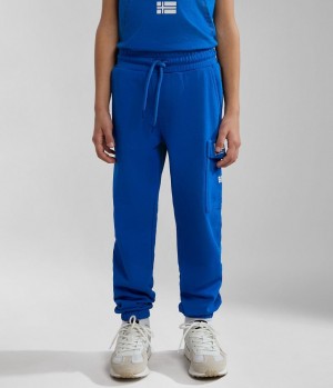 Pantalon Jogger Napapijri Cree Joggers (4-16 YEARS) Enfant Bleu | 5371AKNPE