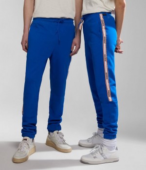 Pantalon Jogger Napapijri Grober Joggers Femme Bleu | 3510BLDAH