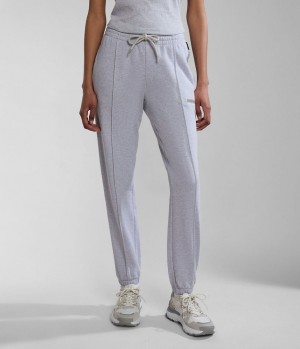 Pantalon Jogger Napapijri Iaato Summer Joggers Femme Grise Clair | 5243DRVMF