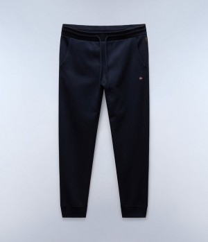Pantalon Jogger Napapijri Malis Fleece Trousers Homme Bleu Foncé | 4310LRAGC