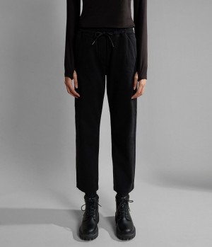 Pantalon Jogger Napapijri Olette Trousers Femme Noir | 2416VYDPJ