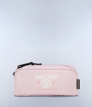 Petits Portefeuilles Napapijri Boussine Pencil Case Homme Violette Rose | 8714CITFG