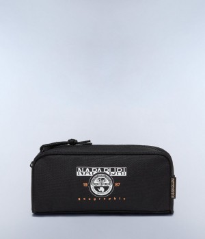 Petits Portefeuilles Napapijri Boussine Pencil Case Homme Noir | 2579SXJZR