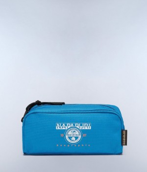 Petits Portefeuilles Napapijri Boussine Pencil Case Homme Bleu | 8361CRYSI