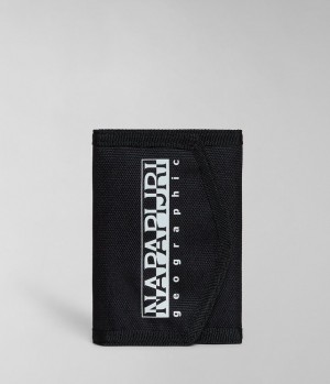 Petits Portefeuilles Napapijri Hornby Wallet Homme Noir | 8370UOMCV