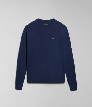 Pulls Napapijri Decatur Jumper Homme Bleu Foncé | 2578BDVHT