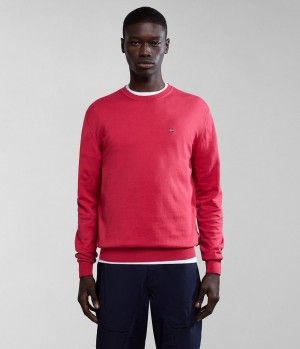 Pulls Napapijri Decatur Jumper Homme Rouge | 8356XERAC