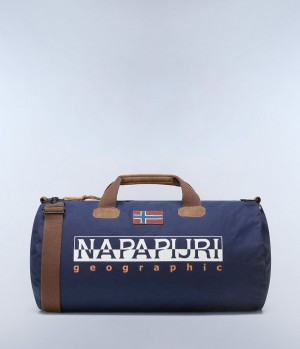 Sac Polochon Napapijri Bering Duffle Bag Homme Bleu Foncé | 9856BAQWG