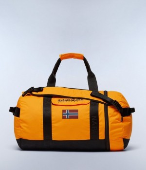 Sac Polochon Napapijri Bering Travel Duffle Bag Enfant Orange | 6257XHFQB