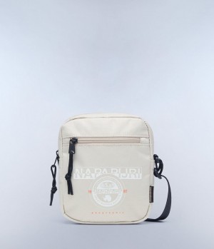Sacs Napapijri Boussine Crossbody Bag Enfant Beige Argent | 7309AFDPT