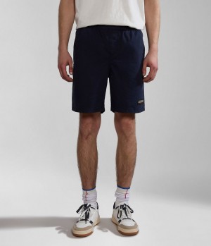 Short Napapijri Boyd Bermuda Shorts Homme Bleu Foncé | 0695AOBHQ